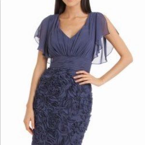 JS collections gray blue dress Sz 14